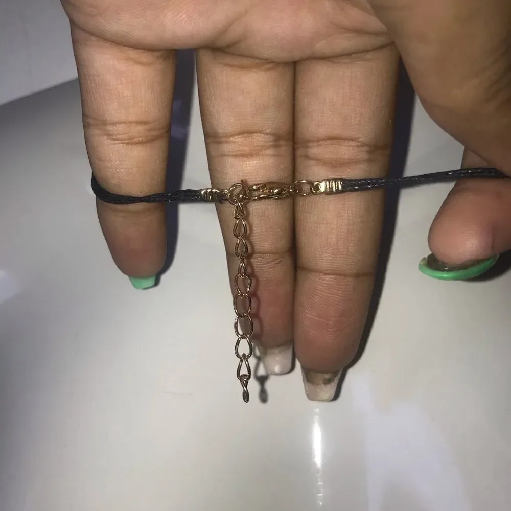 Black and gold diamond statement necklace